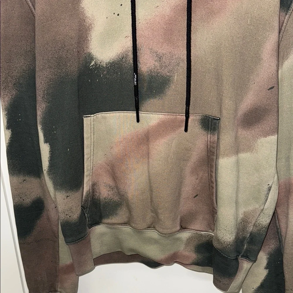 Off White Camouflage Hoodie Size S LIMITE EDITION